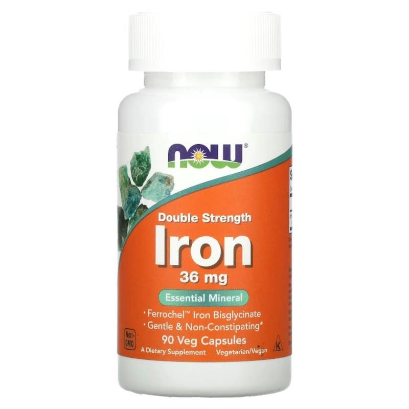 Now Foods Iron 36 mg  90 K-28574