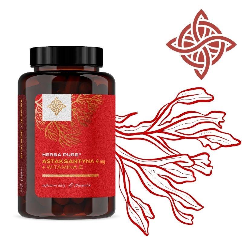 Herba Pure Astaksantyna 4 mg + witamina E 30 k-28598